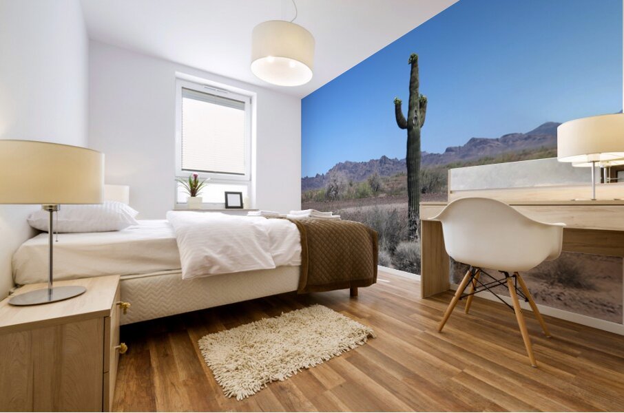 Saguaro desert scene Mural print