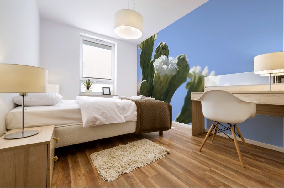 Saguaro Bloom Mural print