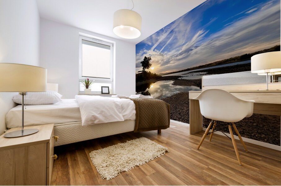 Sunrise on the Colorado -1 Mural print