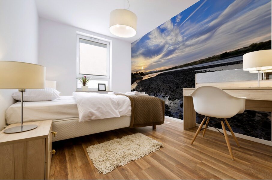 Sunrise on the Colorado 2 Mural print