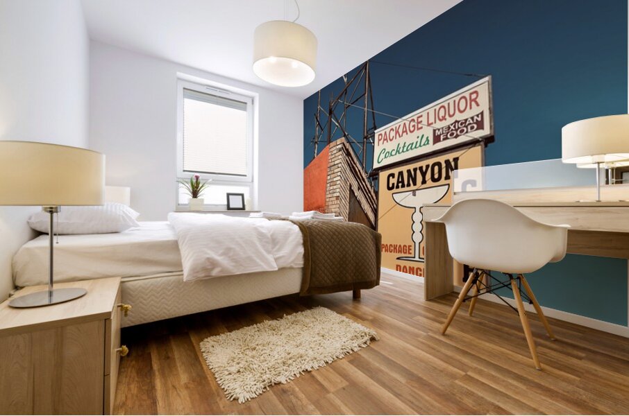 The Canyon Club Mural print