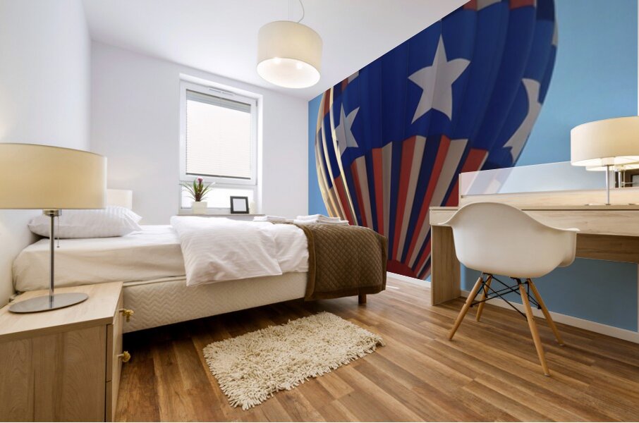 Stars and Stripes balloon Mural print