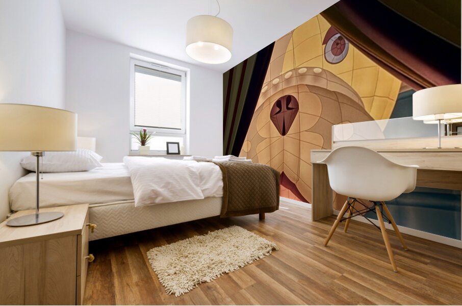 Peek A Boo Mural print