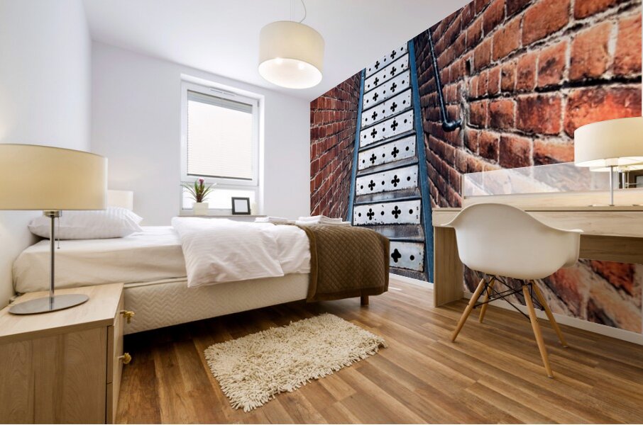 Bisbee Staircase -2 Mural print