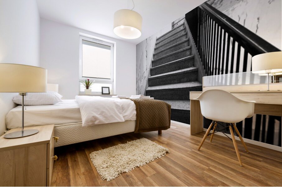 Vintage Staircase Mural print