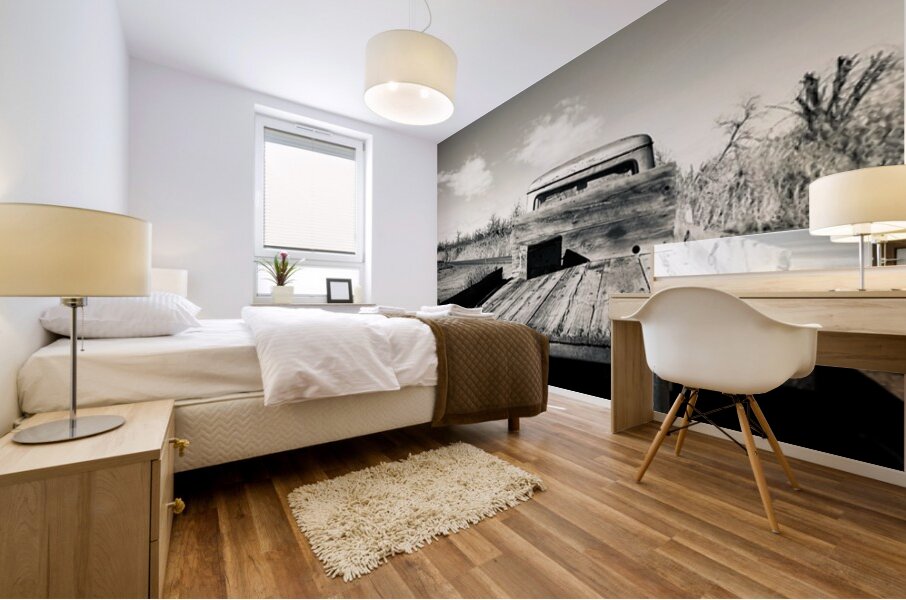 Rear View Mural print