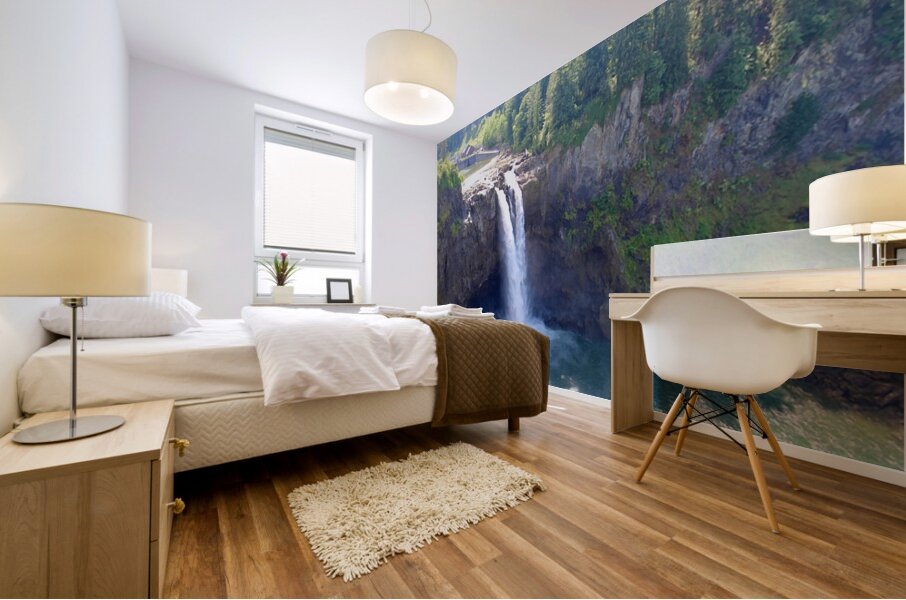 Snoqualmie Falls Mural print