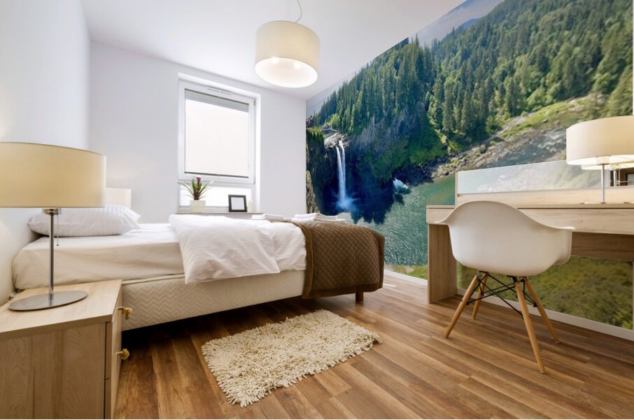 Snoqualmie Falls -panoramic Mural print