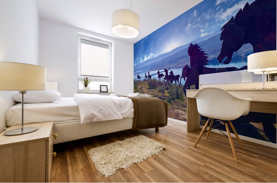 Wild Horses Monument Mural print