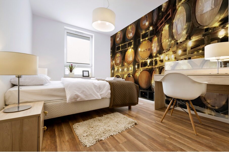 The Barrel Room Mural print