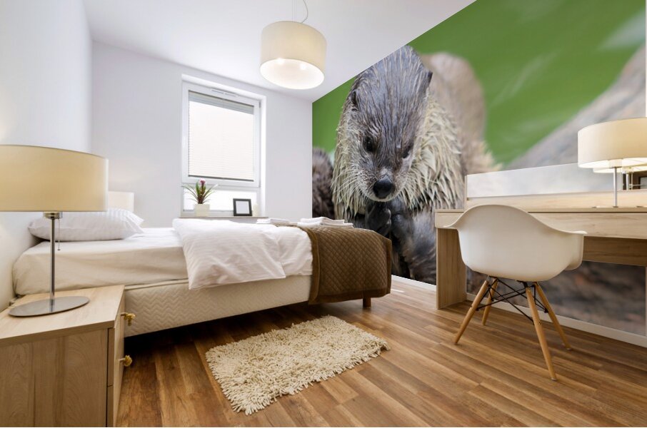 River Otter Mural print