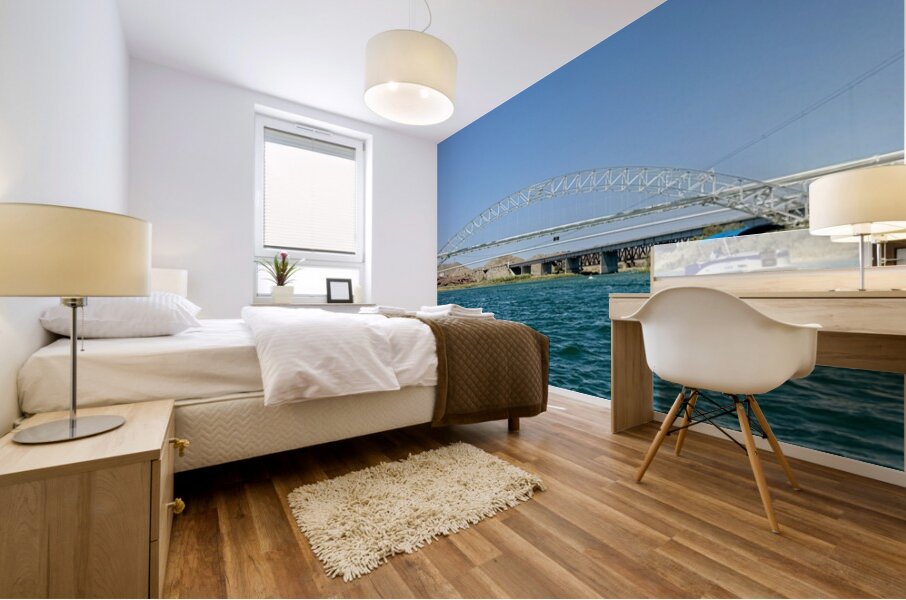 The Topock Bridge -2 Mural print