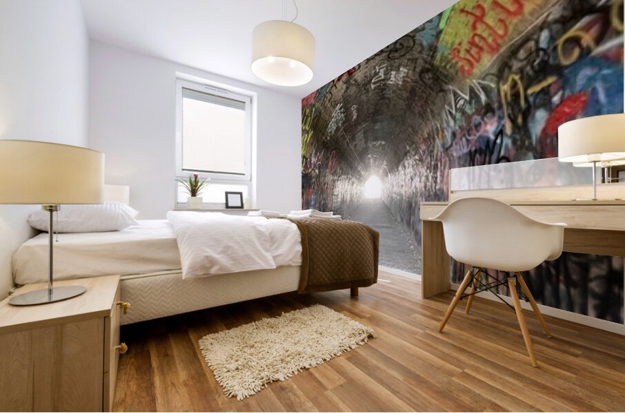 Baird Springs Tunnel -vertical Mural print