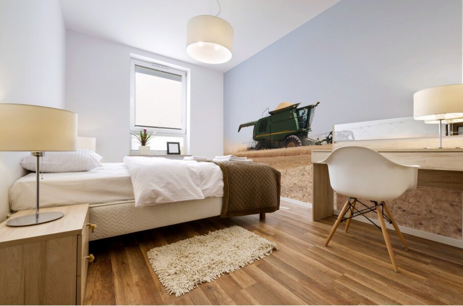 Wheat Harvest Mural print