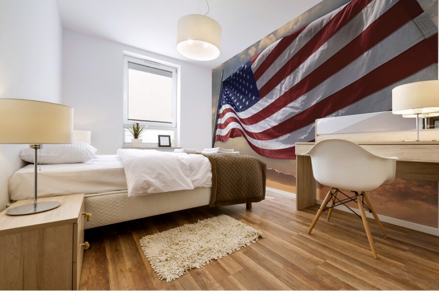 Flag Day Mural print