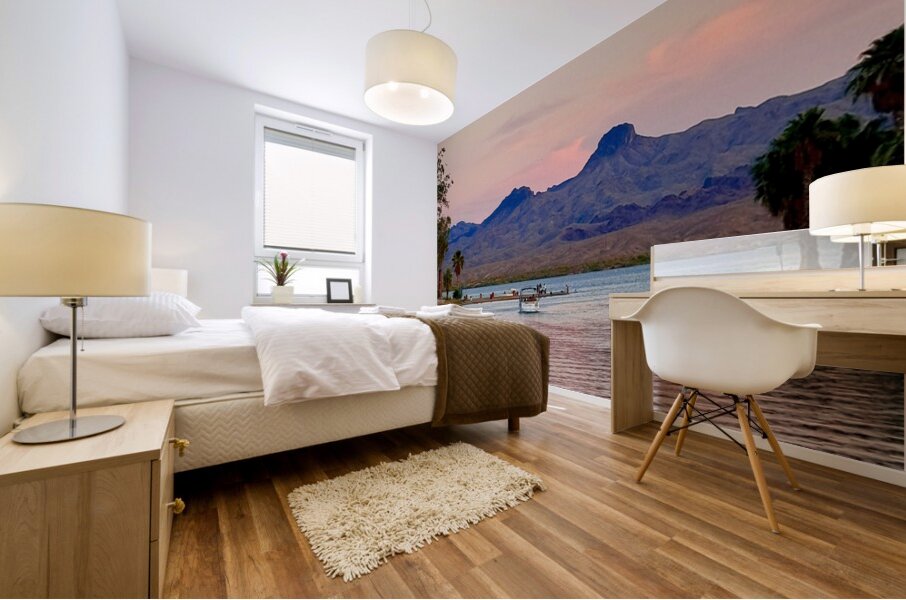 Cotton Candy Skies Mural print