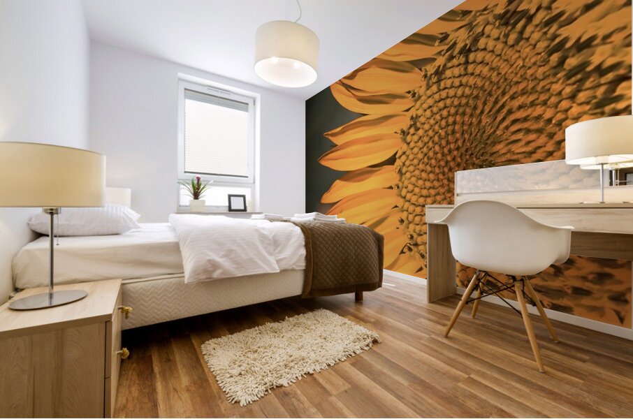 Close up Sunflower Mural print