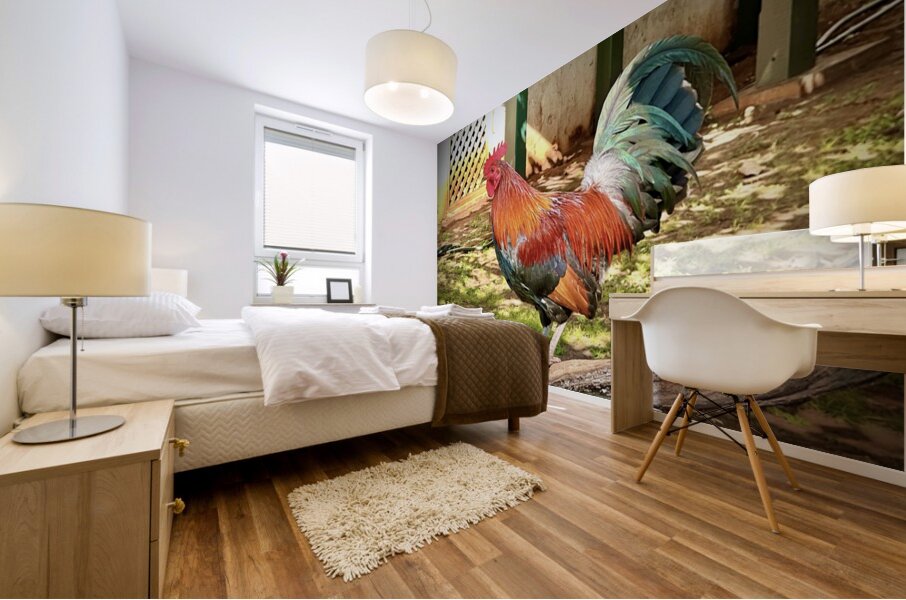 Maui Rooster Mural print