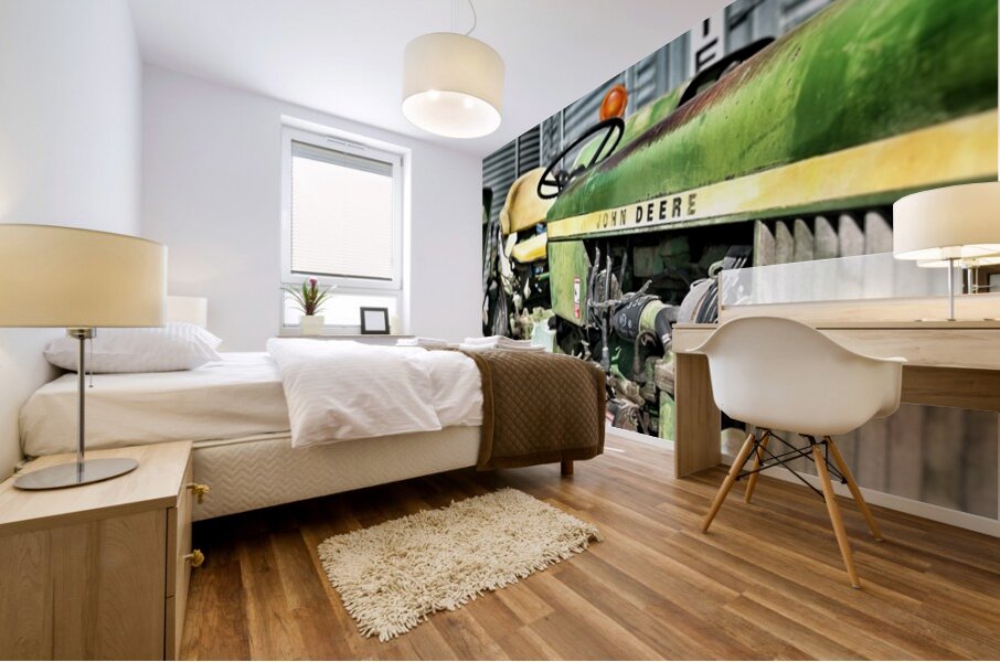 John Deere Green Mural print