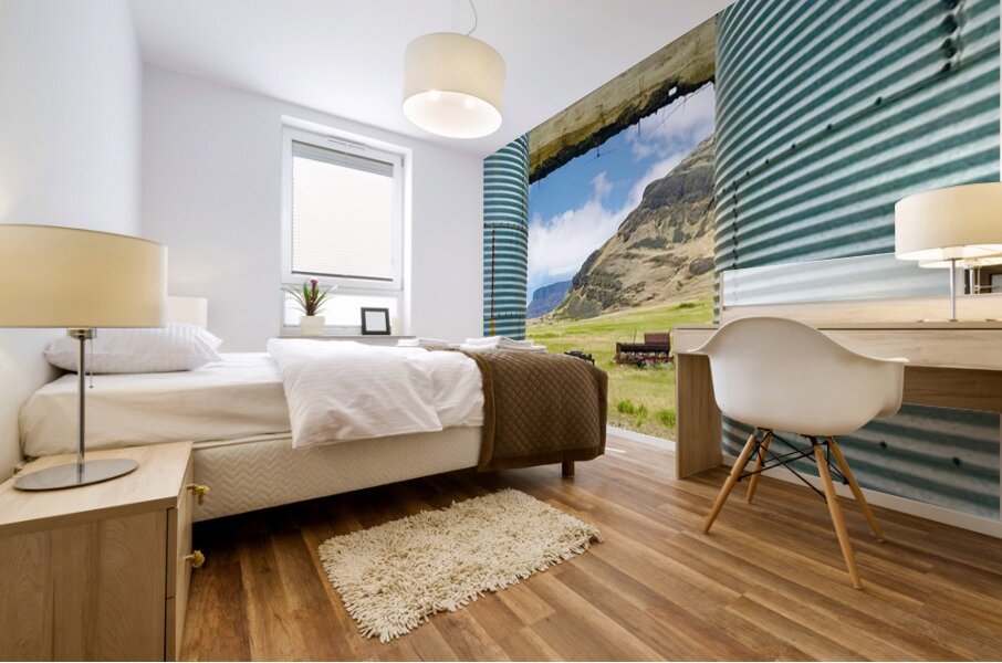 The Silos at Westbar Mural print