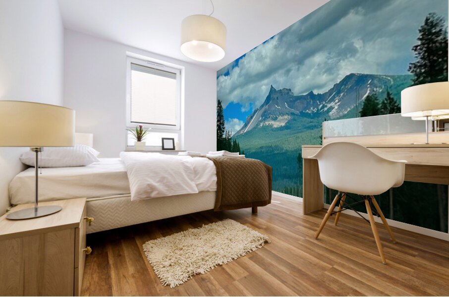 Mt Thielsen Oregon Mural print