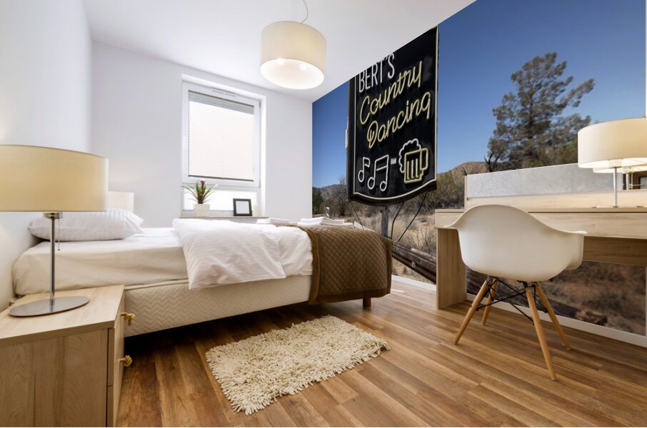 Bert’s Country Dancing Mural print