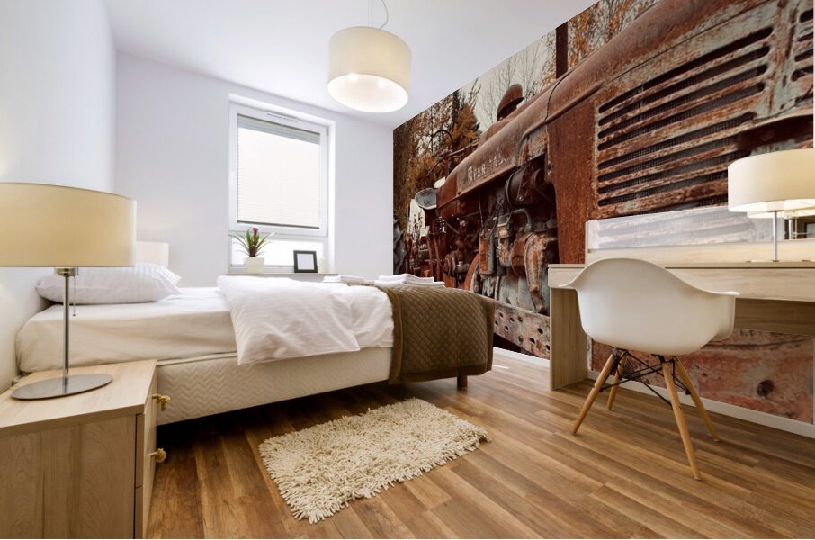 Vintage Farmall Tractor Mural print