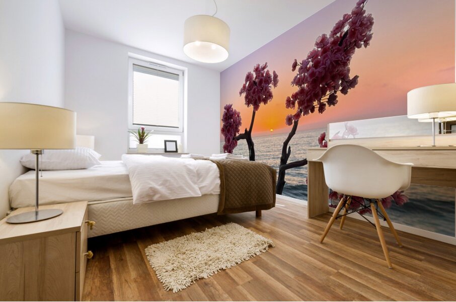 Rosarito Sunset - Rosarito Baja Mexico Mural print