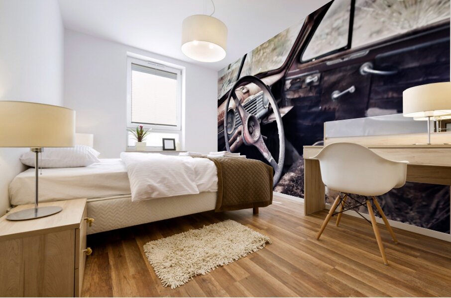 There’s nothing time hasn’t  touched Mural print