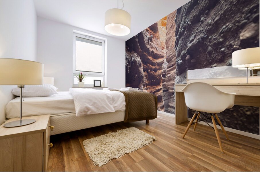 Sunlight in Knife Canyon Mural print