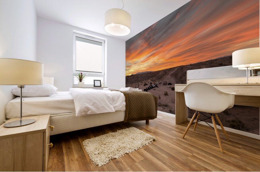 Friday night lights - Jerry’s Happy Hour Mural print