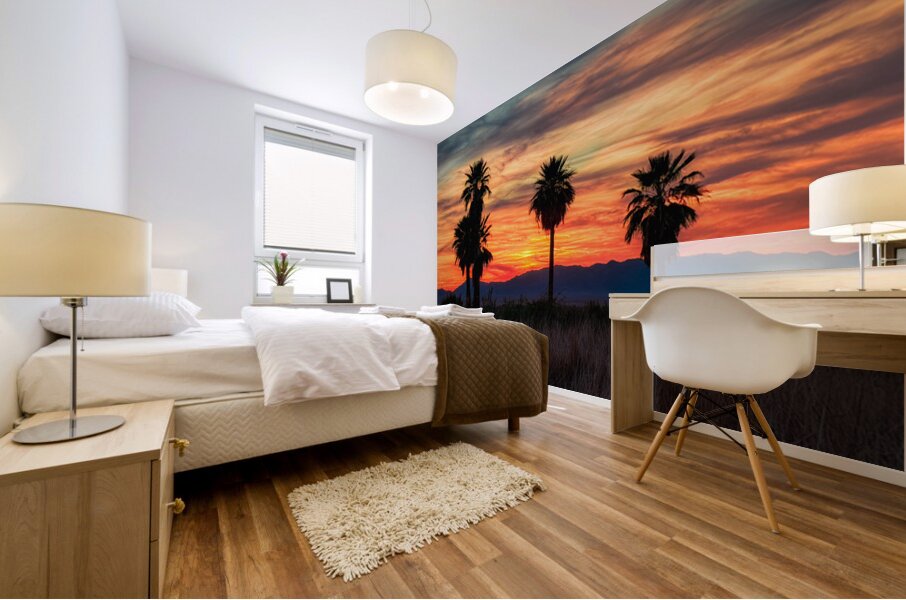 5 Mile Landing - Topock Marsh Mural print