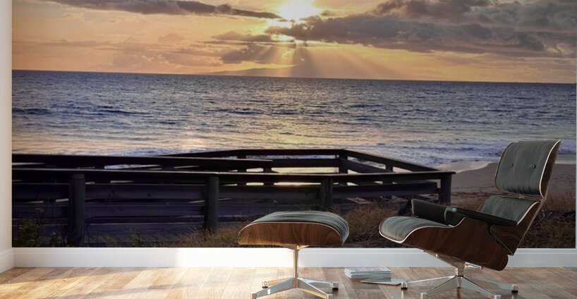 Sunset in Kihei Maui Wall Murals