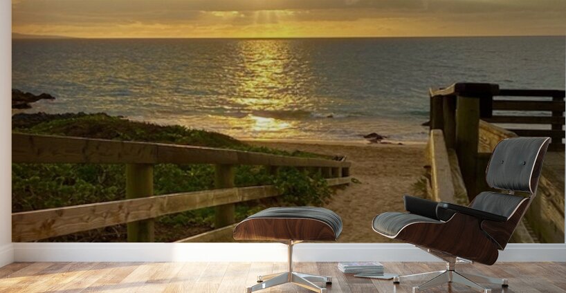 Kihei Sunset 1 Wall Murals