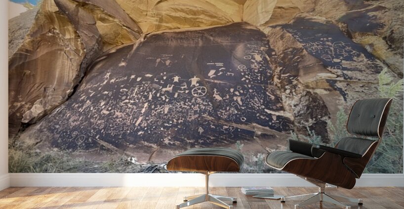 Newspaper Rock Wall Murals