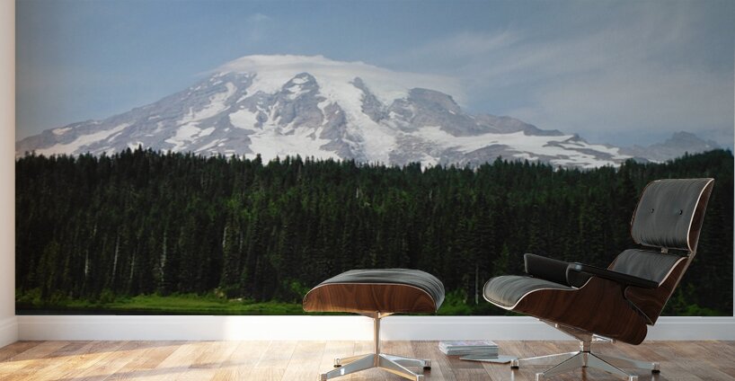 Mt Rainier - horizontal Wall Murals