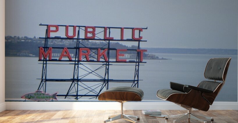 Seattle Public Market Wall Murals