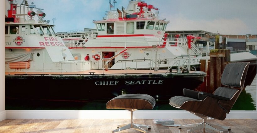 Chief Seattle Fire Boat  -1 Wall Murals