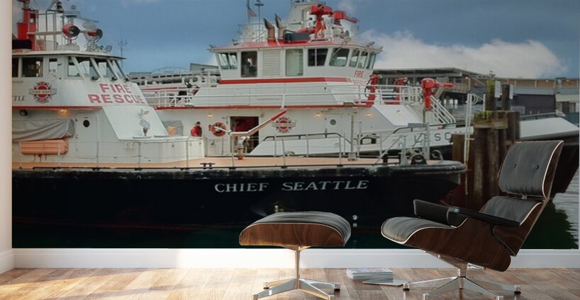 Chief Seattle Fire Boat -2 Wall Murals