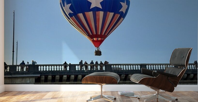 Balloons at the bridge -2 Wall Murals