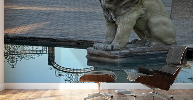 Reflection at the gate -1 Wall Murals