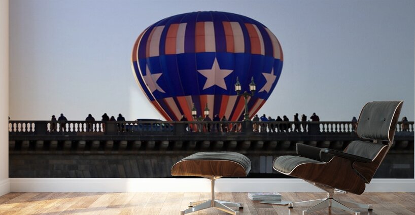 Balloons at the Bridge -4 Wall Murals