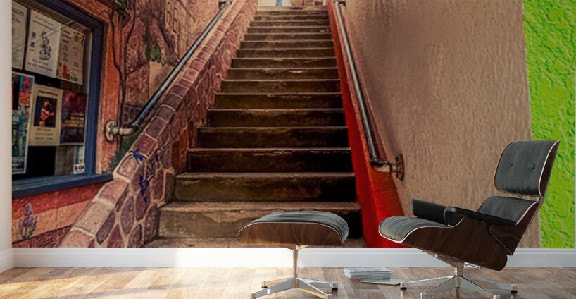 Bisbee Staircase -1 Wall Murals