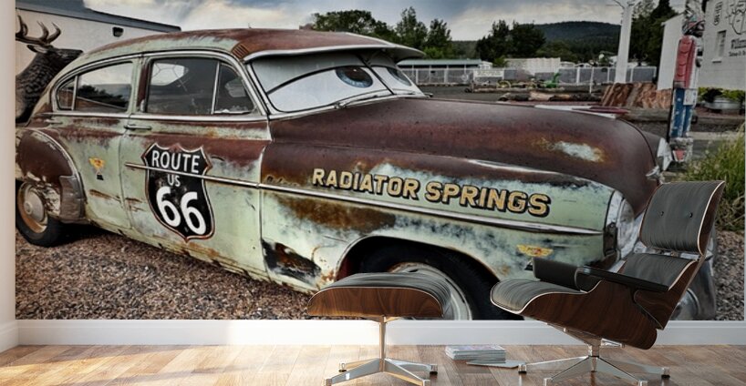 Radiator Springs Wall Murals