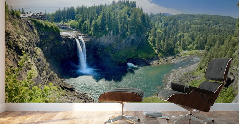 Snoqualmie Falls -panoramic Wall Murals