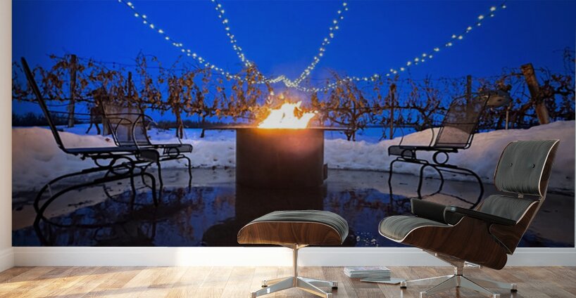 Winter Wine Wall Murals