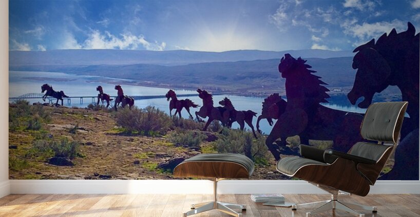 Wild Horses Monument Wall Murals