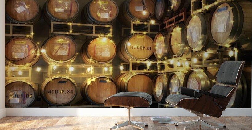 The Barrel Room Wall Murals