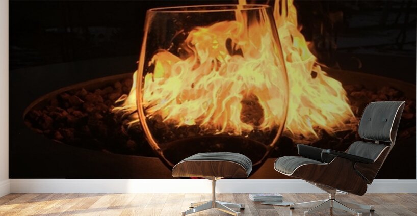 Vino En Fuego Wall Murals