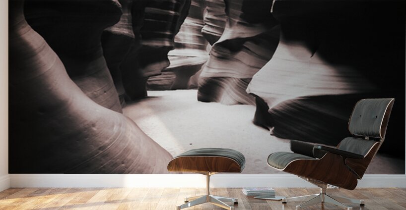 Antelope Canyon sepia tone Wall Murals